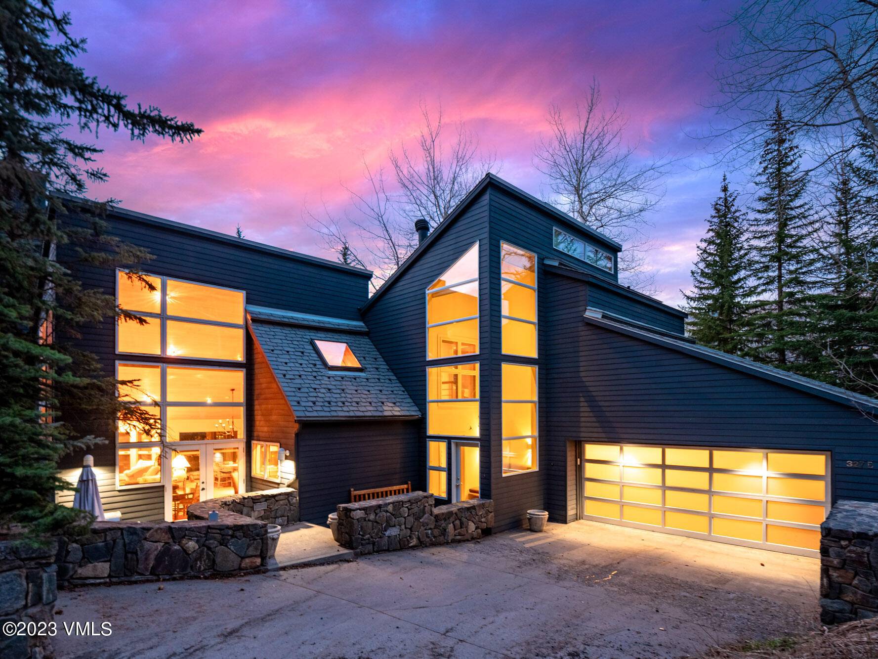 This four bedroom mountain retreat boasts stunning views of the Gore Range in Vail's most coveted neighborhood.