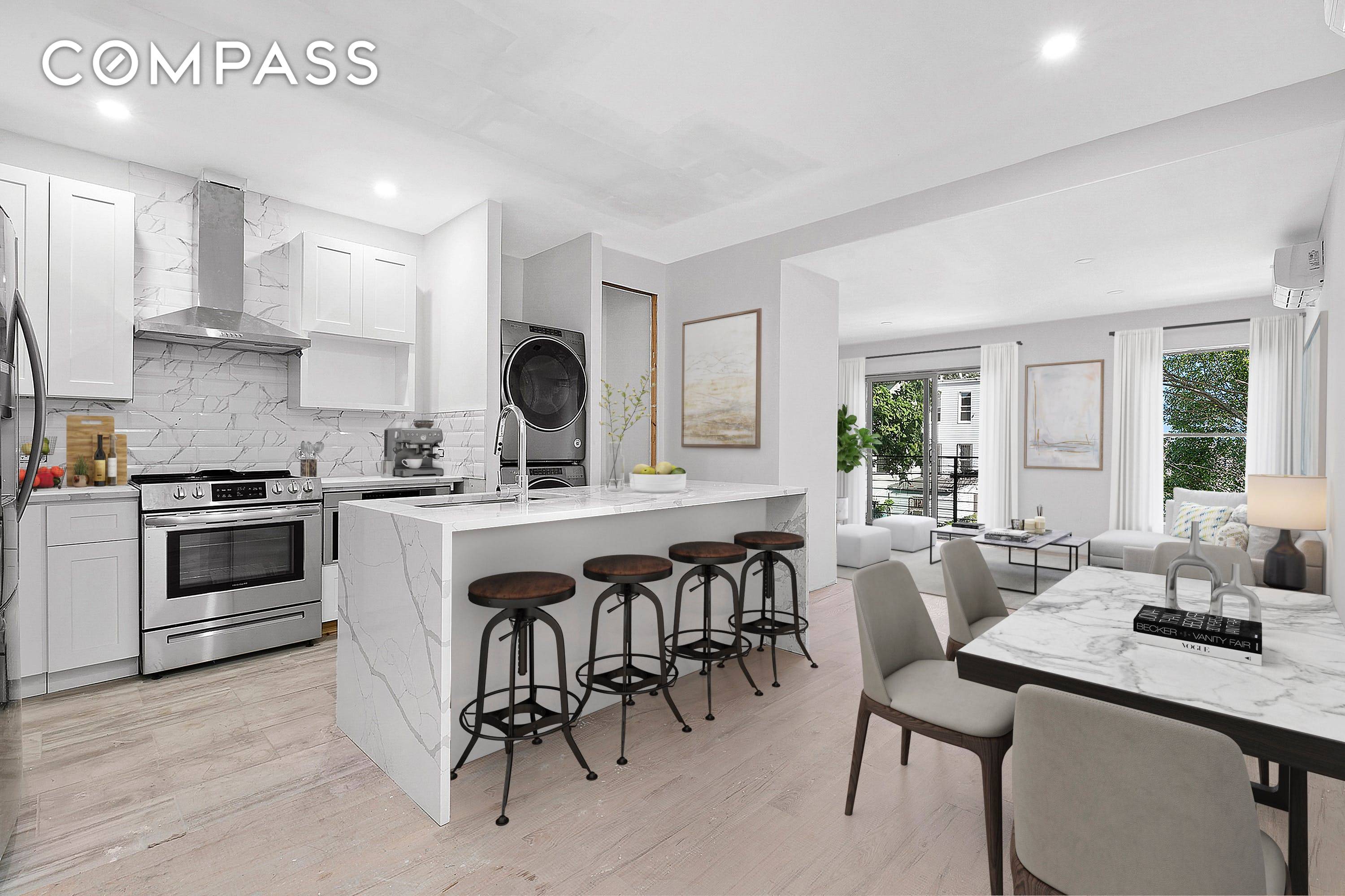 This beautifully gut renovated two family townhouse offers premium finishes and an outstanding location at the border of Bushwick and Bedford Stuyvesant.