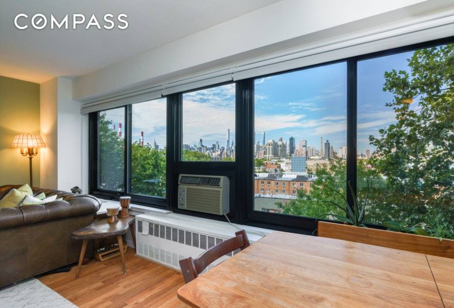 Bright and beautiful North Queensview 2 bedroom with stunning views Incredible Manhattan views from oversized west facing living room windows.