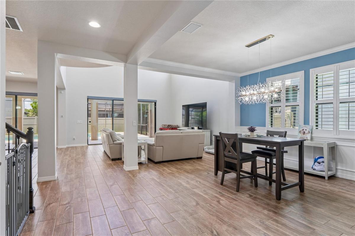 Open floorplan