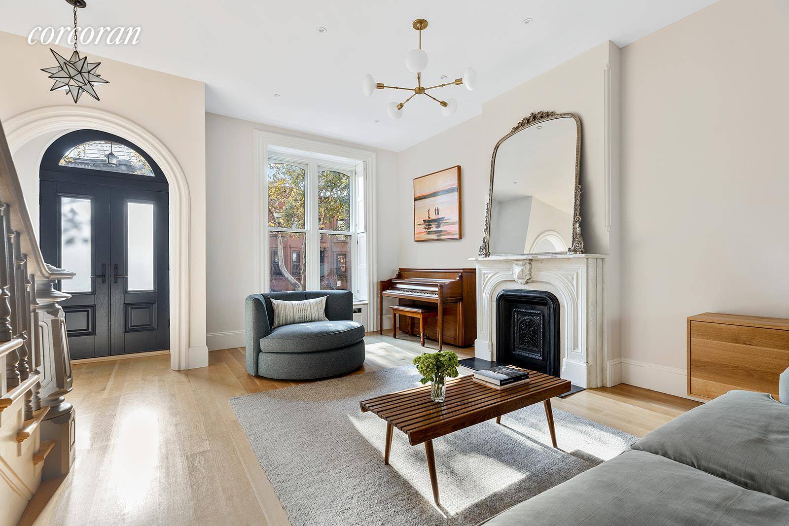 Architecturally stunning brownstone in prime Park Slope, completely renovated to modern perfection !