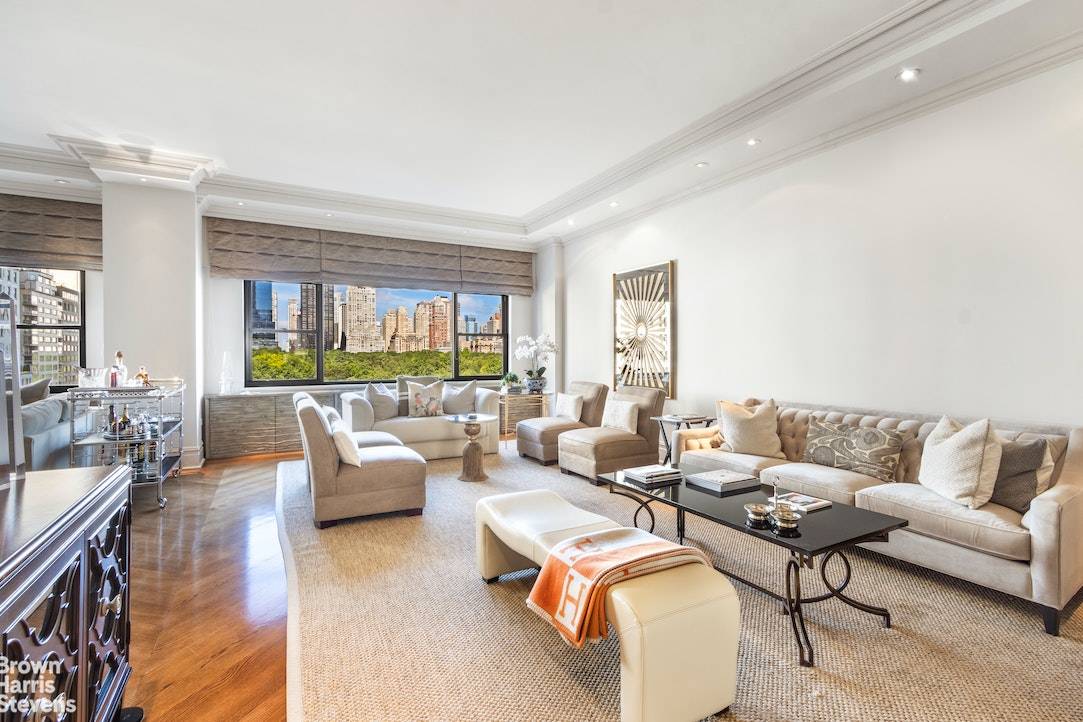 An exceptional offering of a stunning, high floor Fifth Avenue home with direct, unobstructed views of Central Park in an illustrious, white glove cooperative on the coveted Gold Coast of ...
