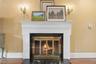 LR wood-burning fireplace