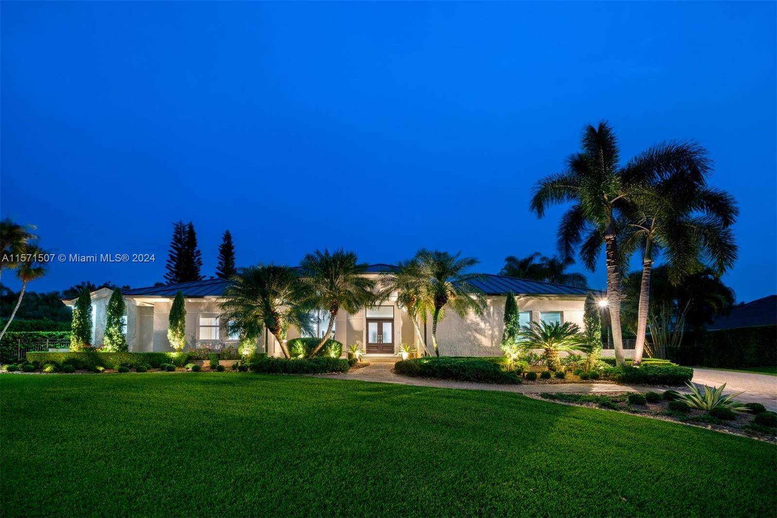 Nestled in the Palmetto Bay gated community of Flamingo Garden Estates, this 6 bedroom, 4 bath estate boasts 4, 496 SF on a nearly half acre lot.