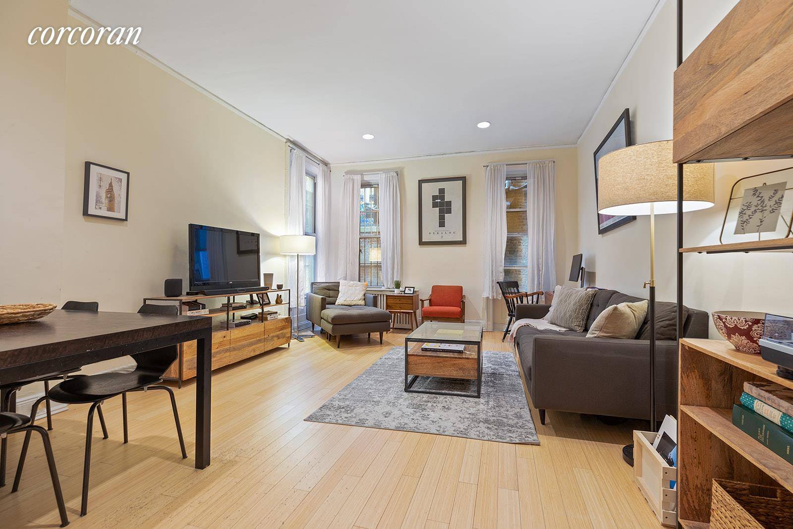 Welcome home to this oversized two bedroom, two bath co op in one of Park Slope's most iconic Beaux Arts masterpieces.