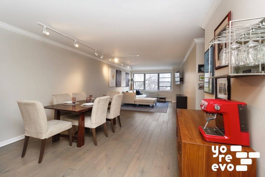 Gut renovated, turnkey, oversized one bedroom with extremely low maintenance at The Parker Gramercy 10 West 15th Street !