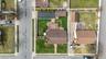 Aerial view with spectacular lawn