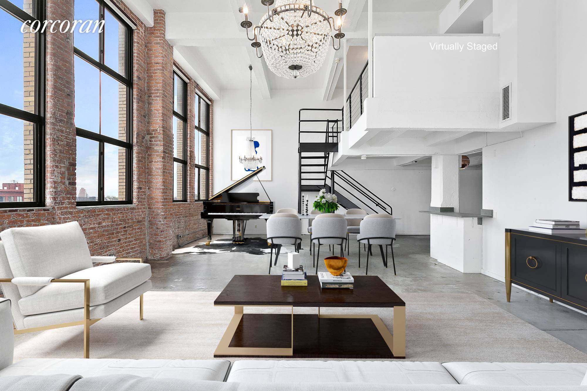 SHOWING BY APPOINTMENT IN ADVANCE WED, 7 29 from 2 30 3 30PMWelcome home to true LOFT living on the Williamsburg Waterfront at 330 Wythe Avenue The Esquire where no ...
