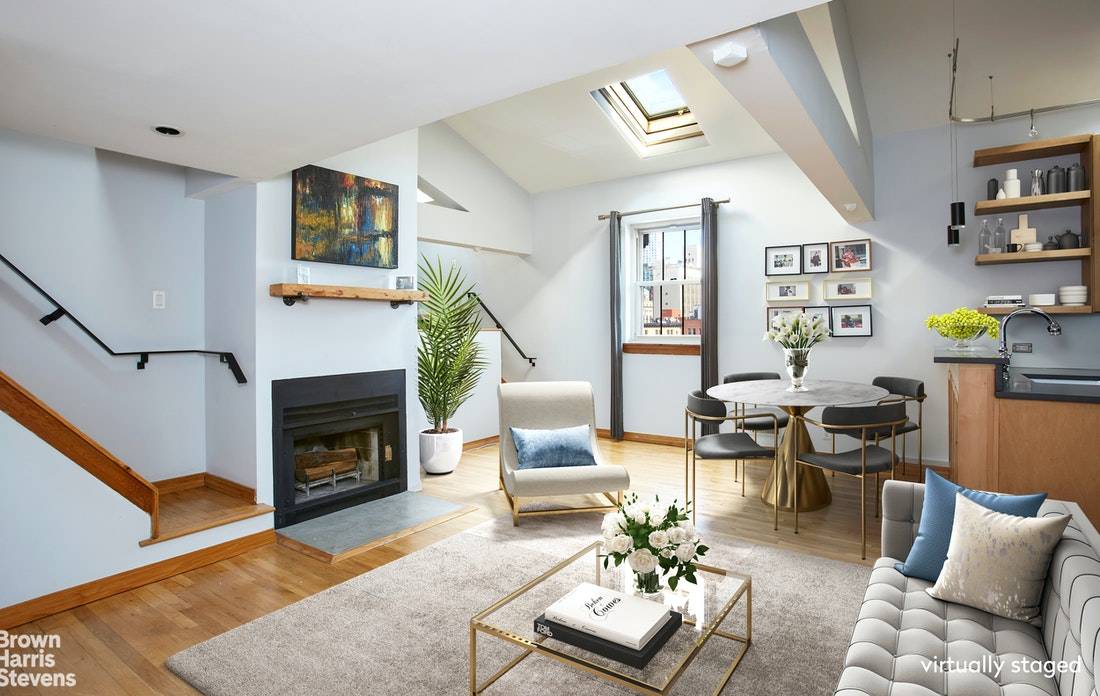 Charming Tri level Space With Deeded Parking Space Located on one of the most desirable, leafy blocks in Cobble Hill, 174 Pacific is a boutique co op of 28 apartments, ...