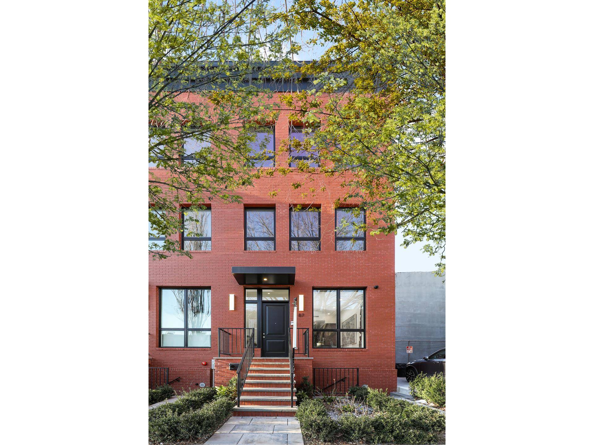 Nestled in the heart of Greenpoint sits 87 Calyer Street, a 4, 420 square foot, turn key, single family townhouse with five private outdoor spaces.