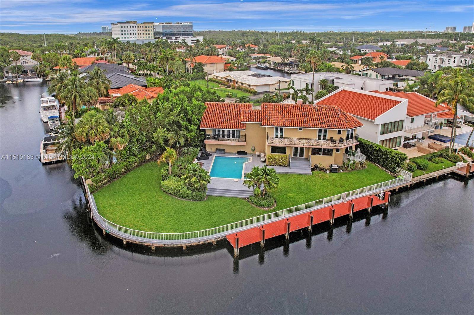 This incredible home is on private cul de sac street in a gated community on the water in desirable Easter Shores.