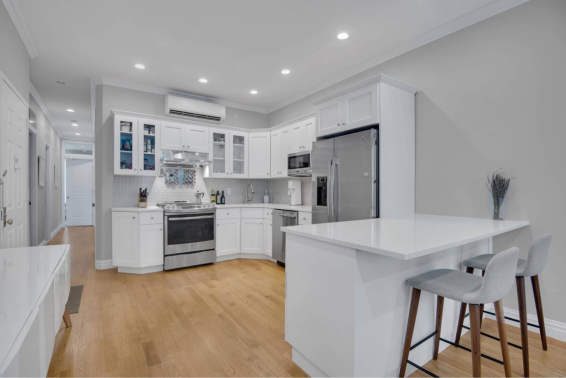 Luxury awaits you at this stunning 1, 200 square foot, 3 bedroom 2 bathroom renovated apartment, with low monthlies, in Park Slope, occupying the entire second floor of an intimate ...