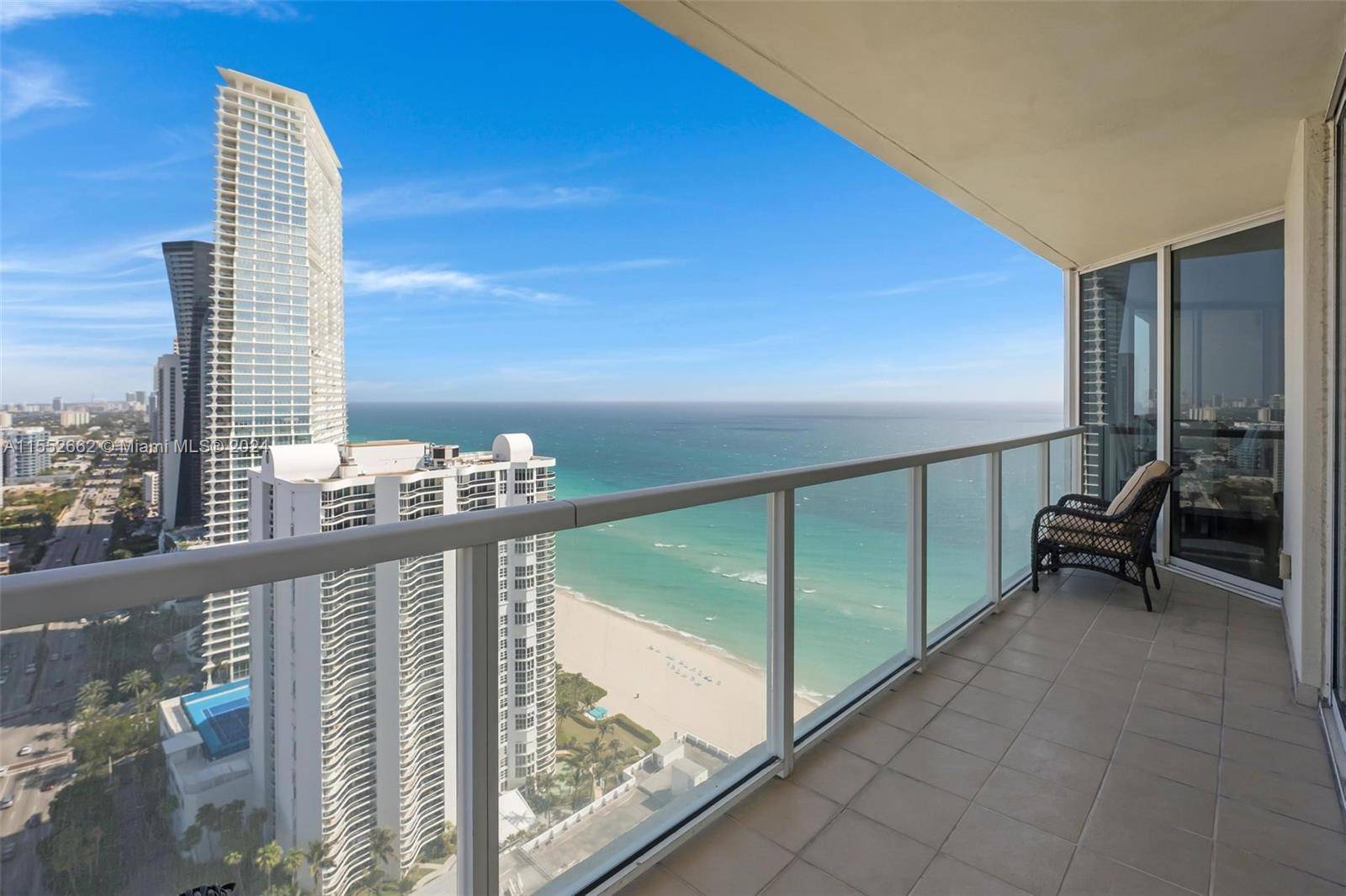 Stunning and spacious 2 2 corner unit 1, 423 sf now available for rent at La Perla, oceanfront condominiums in Sunny Isles Beach !