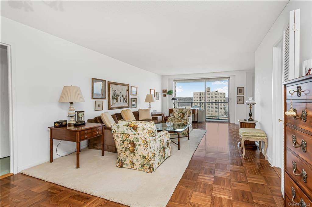 Great opportunity to purchase a rarely available, high floor, two bedroom, two full bath apartment facing west at the sought after Whitehall coop in the heart of Riverdale.