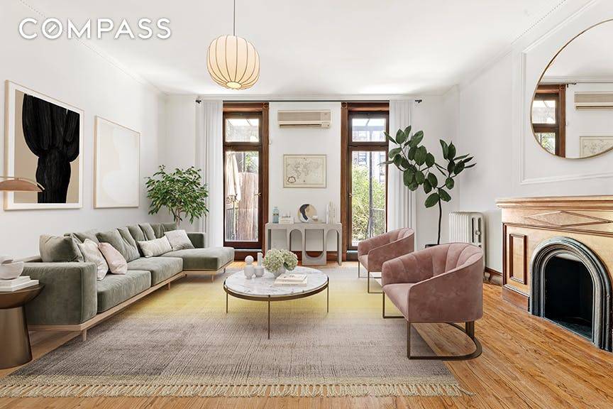 This ultra spacious Brooklyn brownstone offers the perfect mix of historic detail, open loft like space, modern amenities, and best of all, flexible living.