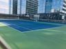 View of tennis court