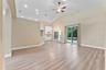 large entry living/dining area