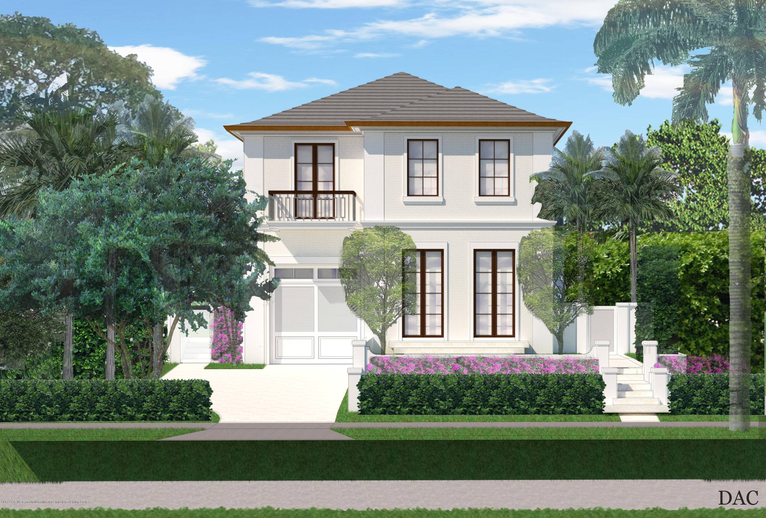 Stunning and rare In Town single family New Construction completion December 2020, perfect location, center of town and two blocks from everything, Worth Ave, Beach, Town Docks.