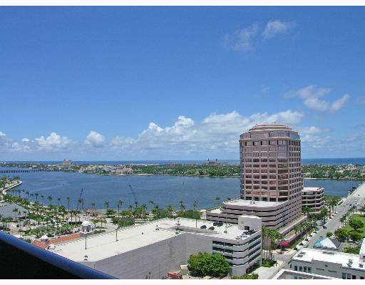 Magnificent views of the Intracoastal and ocean from over 390 sf direct east terrace.