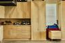 Custom built storage in garage (tools do not convey)
