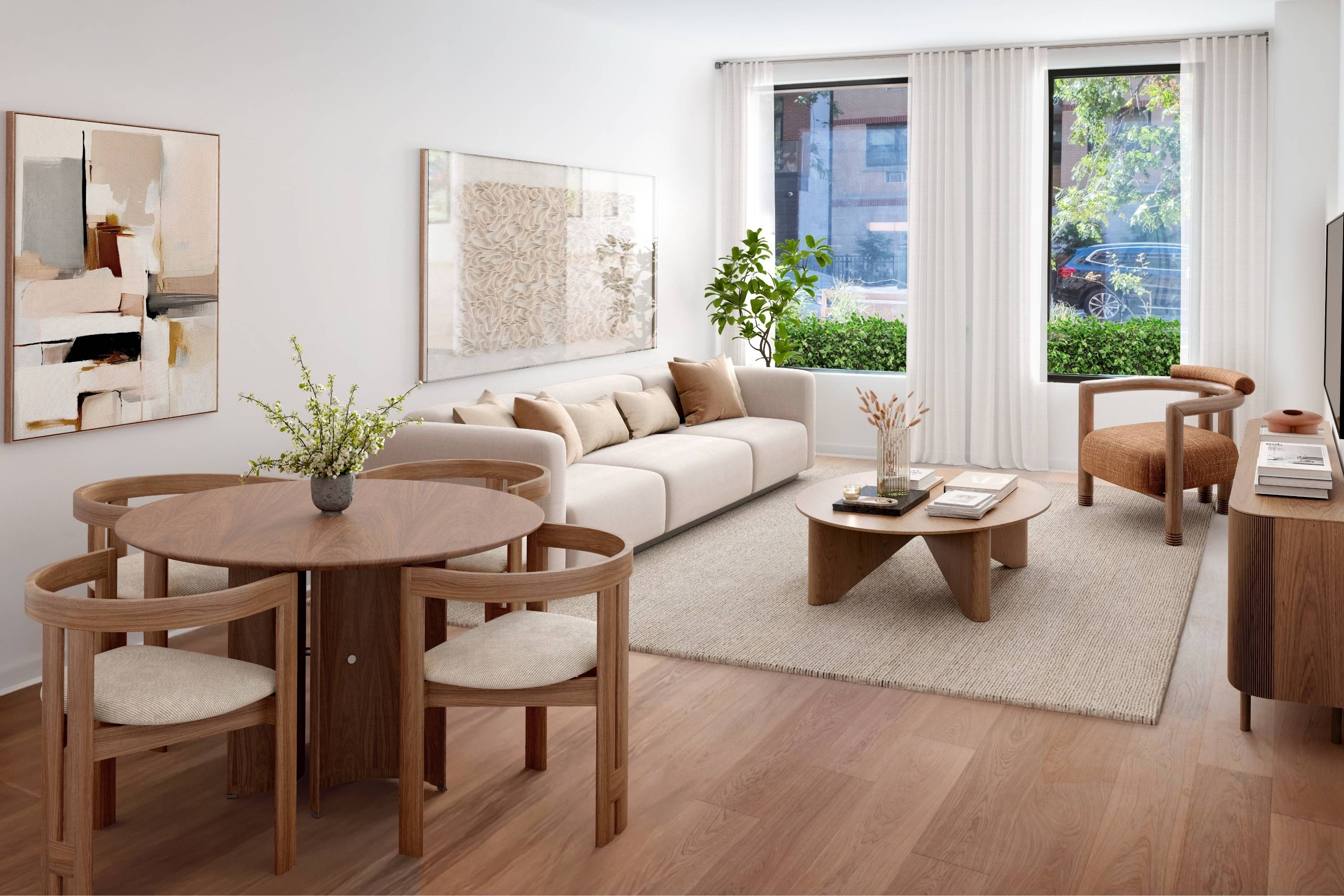 Now over 70 sold ! Introducing Residence 120E, a thoughtfully designed one bedroom, one bathroom home blending traditional elements with a stylish modern design.