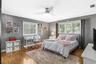 Bedroom #2 with customed closet and natural wood floors