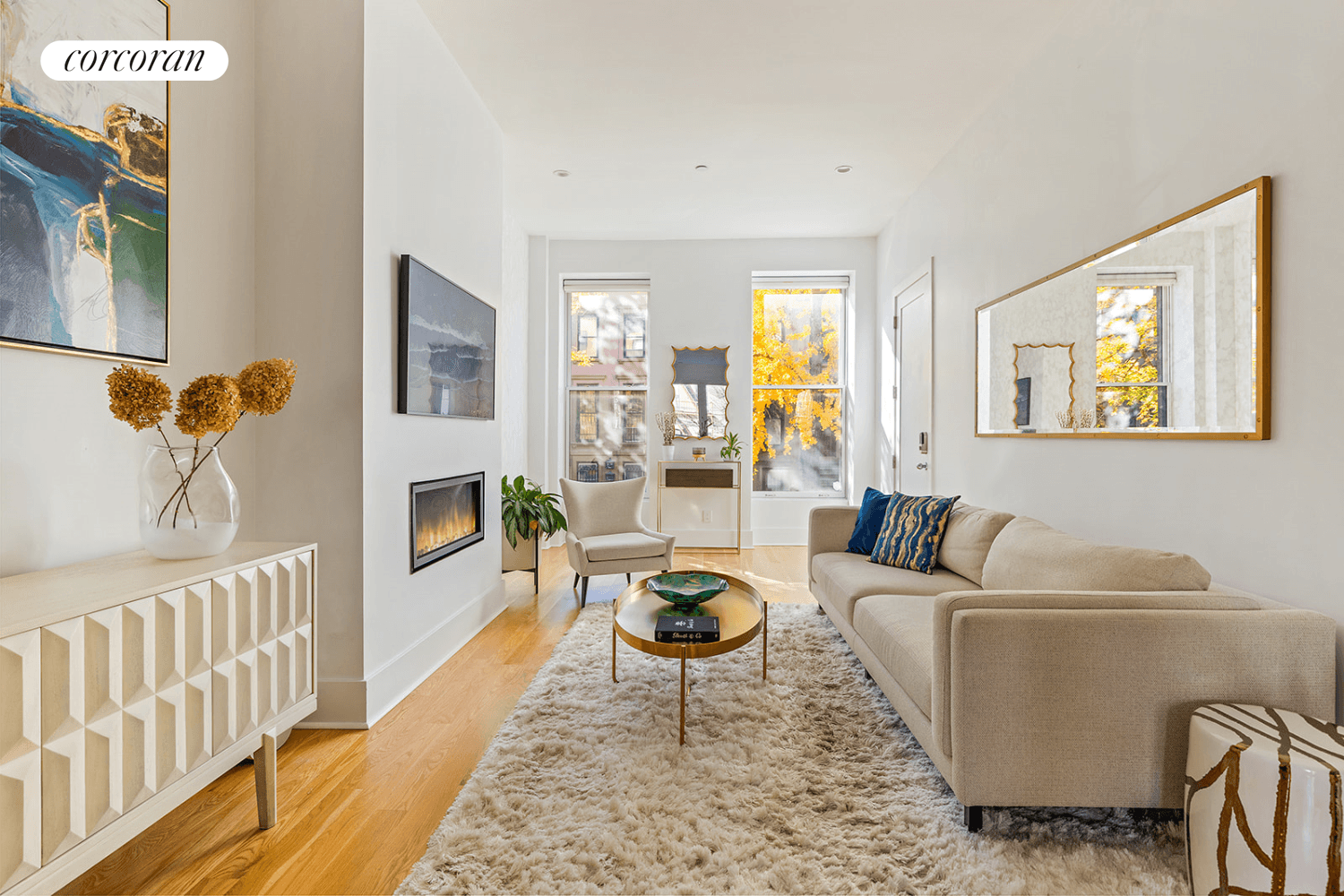 39 Park Place, Unit 1 Parlor, Garden and Cellar Triplex Occupying the entire parlor, garden, and basement levels of a 20' brownstone this home offers 2, 341 square feet of ...