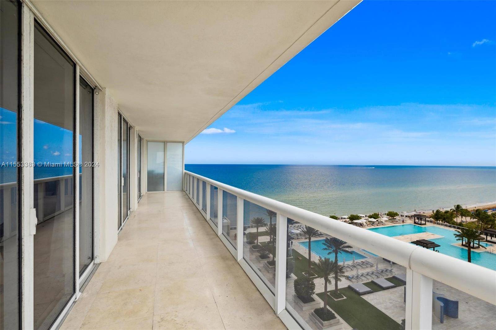 Modern 2 bedroom 2 full baths corner unit located in a luxury High rise directly on the ocean.