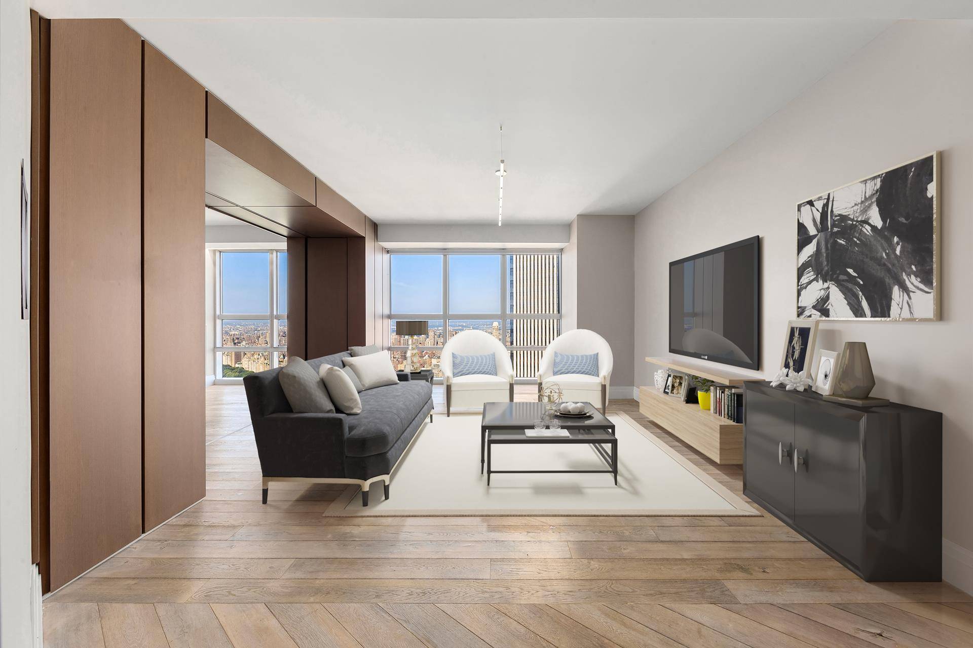 Elevate your lifestyle in a Duplex Penthouse showplace perched atop the Metropolitan Tower Condominium in Midtown !