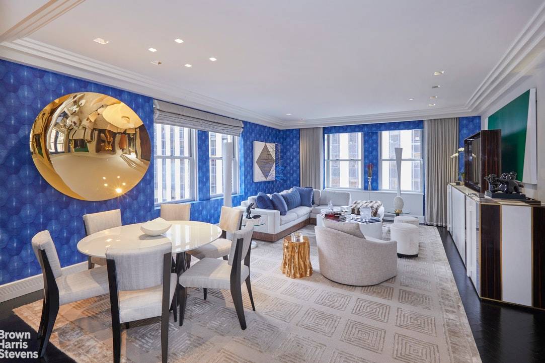 ONE BEDROOM FIFTH AVENUE CONTEMPORARY MASTERPEICE Without question one of Fifth Avenues most luxurious oversized one bedroom apartments located at the iconic Sherry Netherland Hotel.