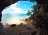 Beutiful hidden beach just steps from your own backyard.