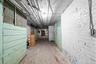 Hall with concrete flooring