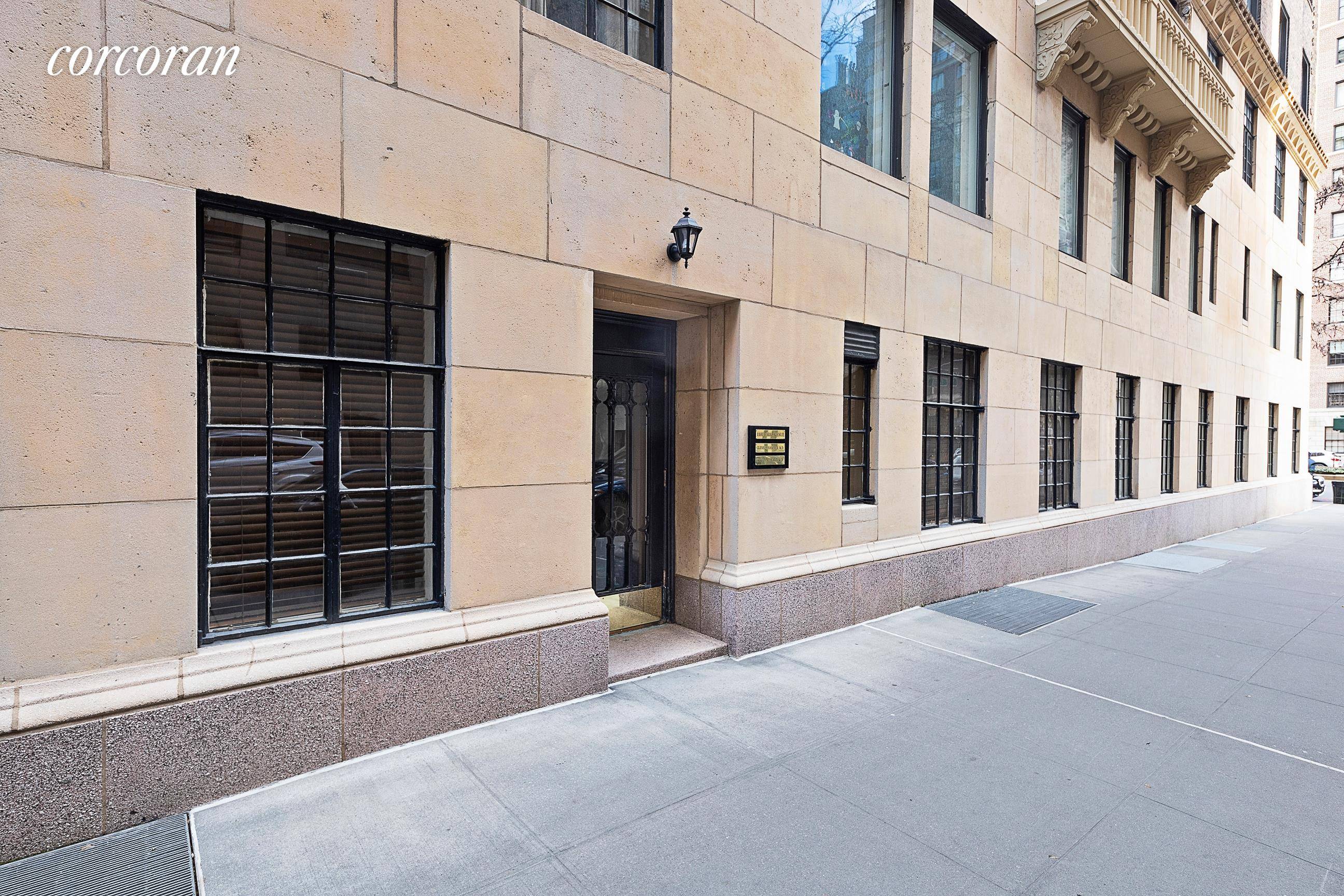 Prime Carnegie Hill ground floor medical suite with private street entrance and LOW MAINTENANCE is available for sale at 1100 Park Avenue, a white glove Upper East Side cooperative at ...
