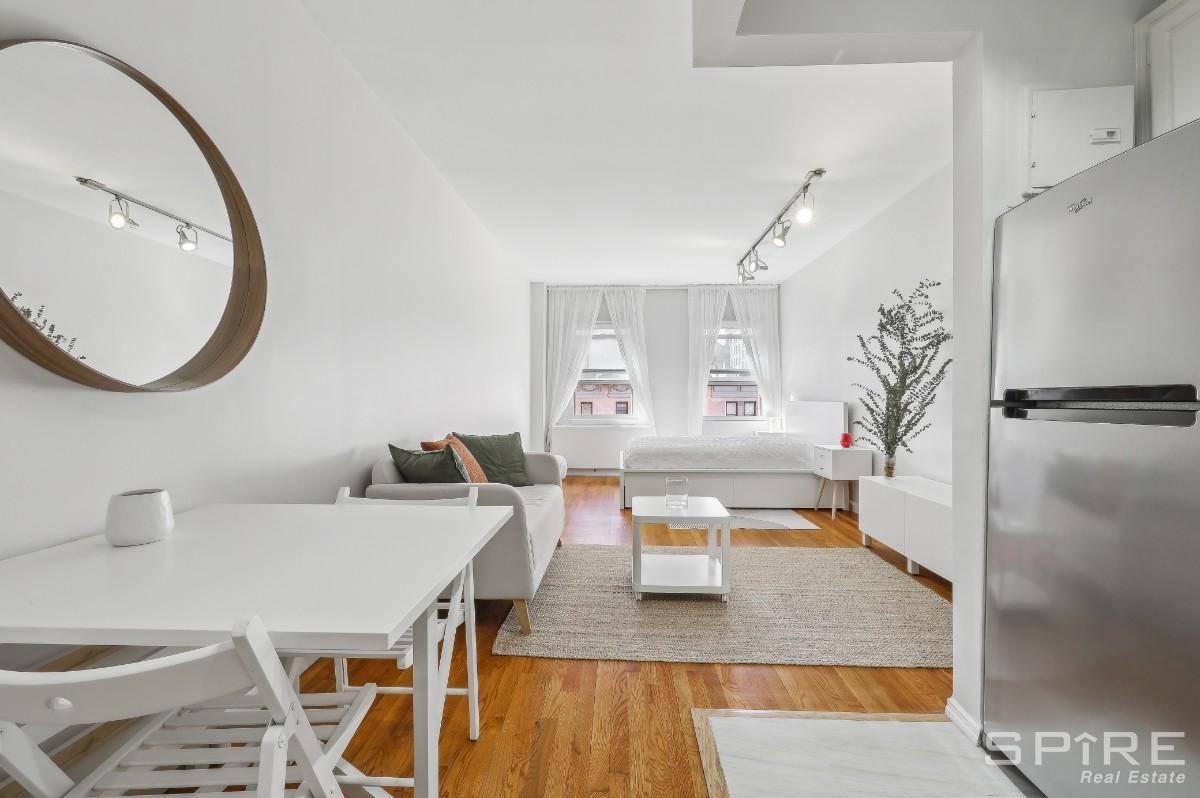 Welcome home to your turnkey loft like studio at The Chesterfield in the heart of the Upper West Side !