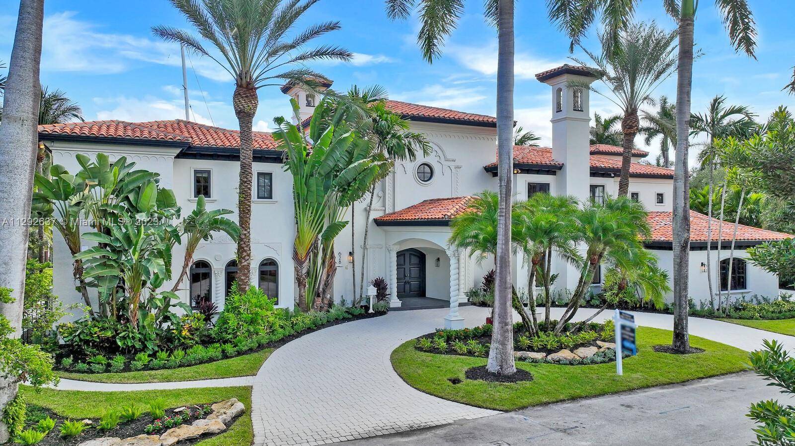 Newly remodeled Euro modern design combines elegance of Palm Beach mansion with practicality, comfort livability of Fort Lauderdale waterfront estate.