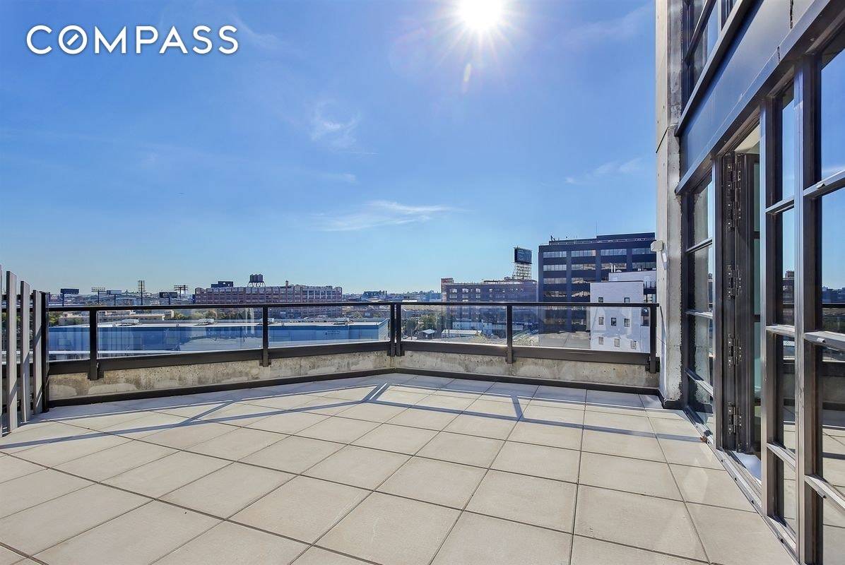 This is a spectacular two bedroom, two bathroom condo with two OVERSIZED terraces with breathtaking views of Manhattan.