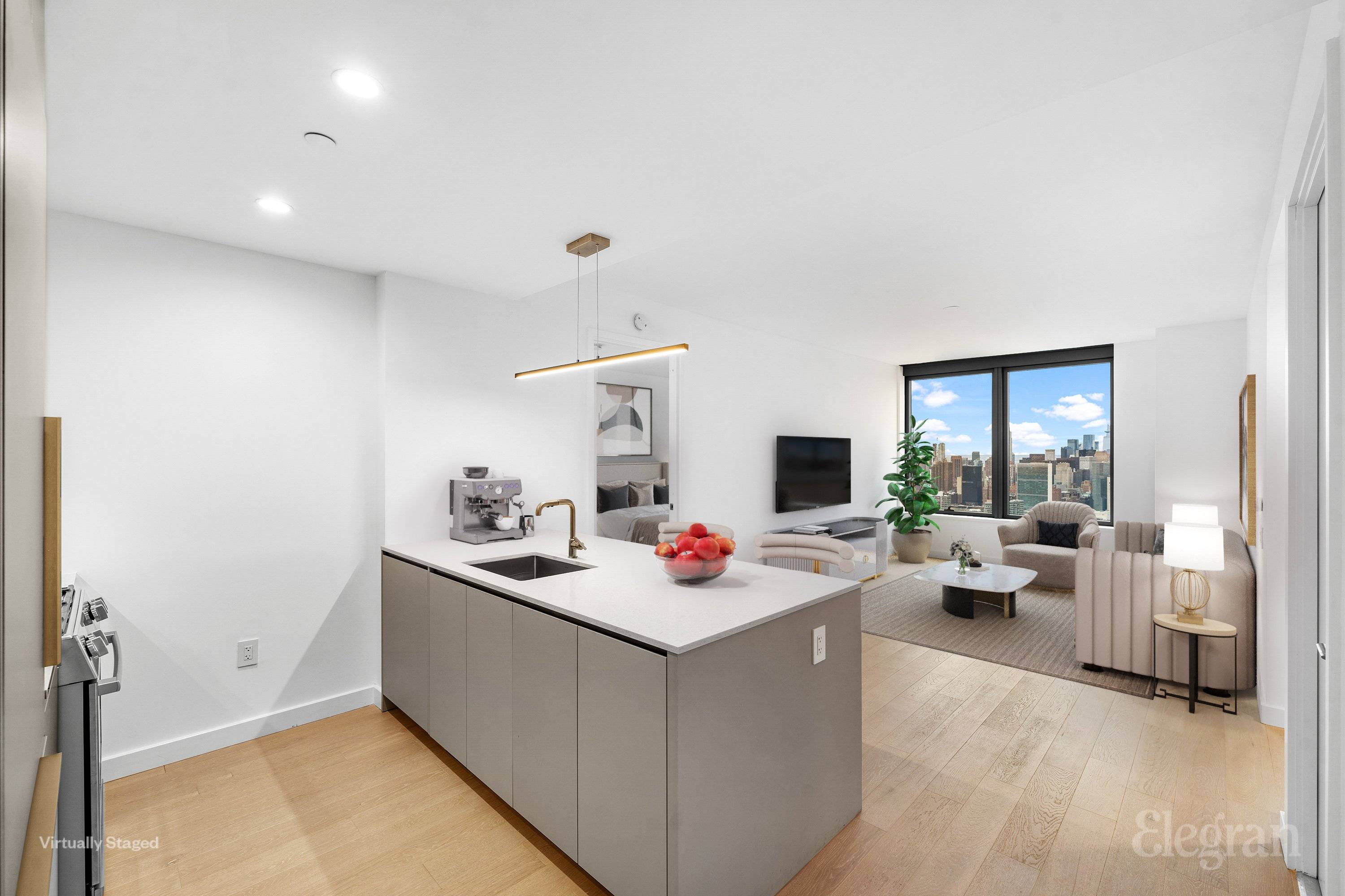 Why Unit 5801 Stunning Panoramic Manhattan Skyline and East River Views throughout every room.
