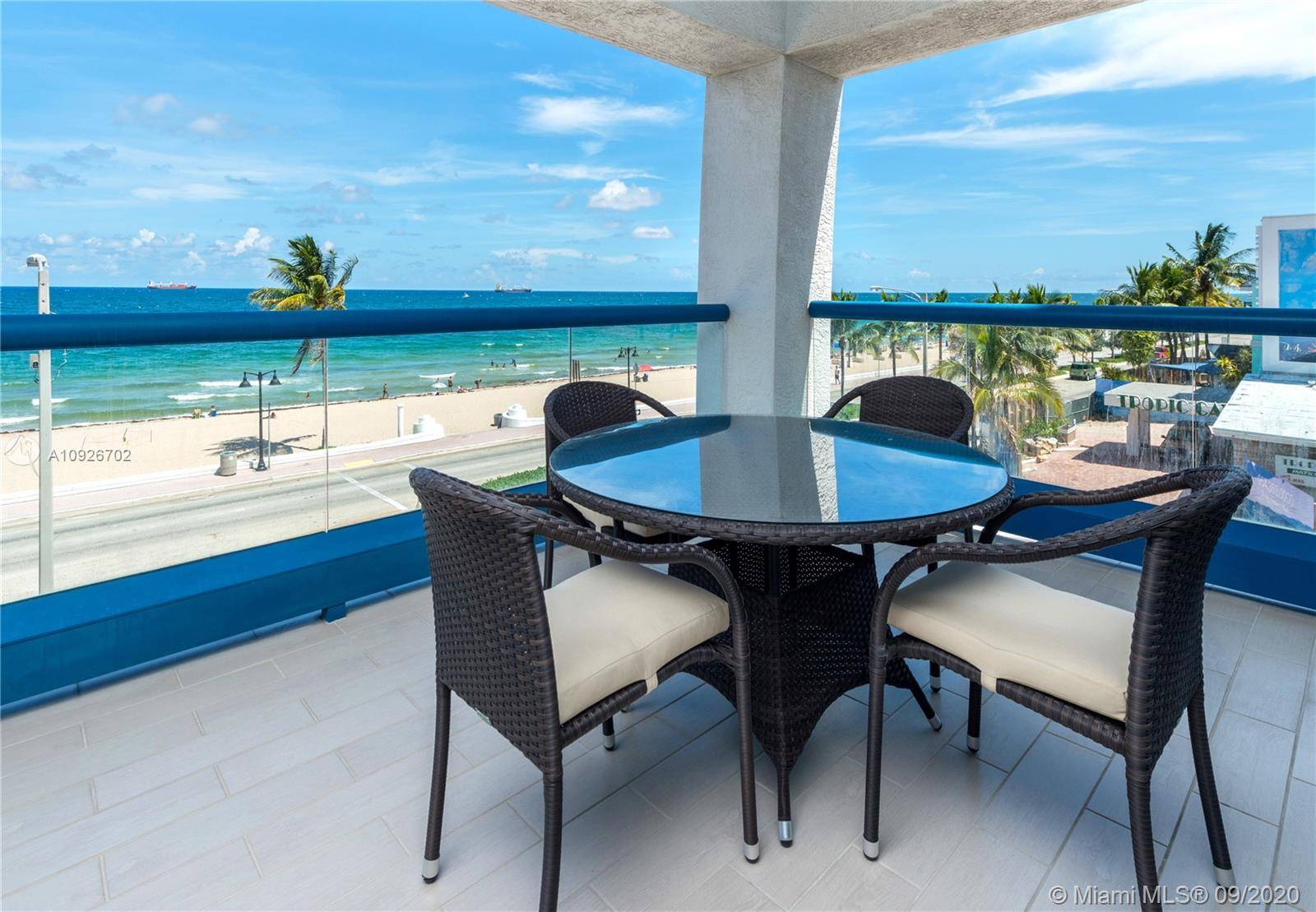 This direct ocean 2 bedroom 2 bath is a completely furnished, finished and turn key residence at The Ocean Resort Residences Conrad Fort Lauderdale Beach !