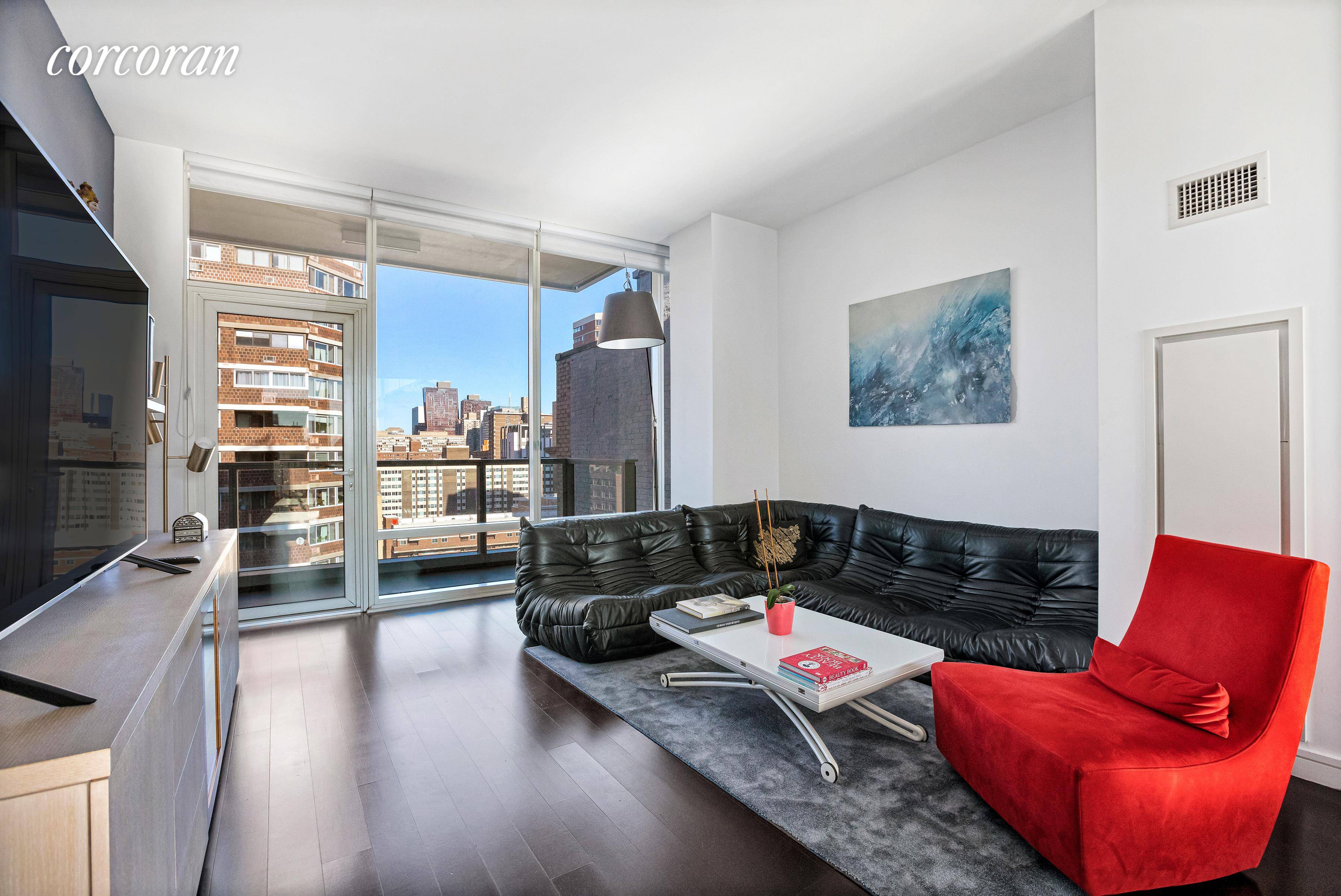 300 East 23rd Street, 15A is a gorgeous turn key, fully furnished optional, spacious two bedroom home.