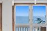 St. Pete Pier framed through French doors