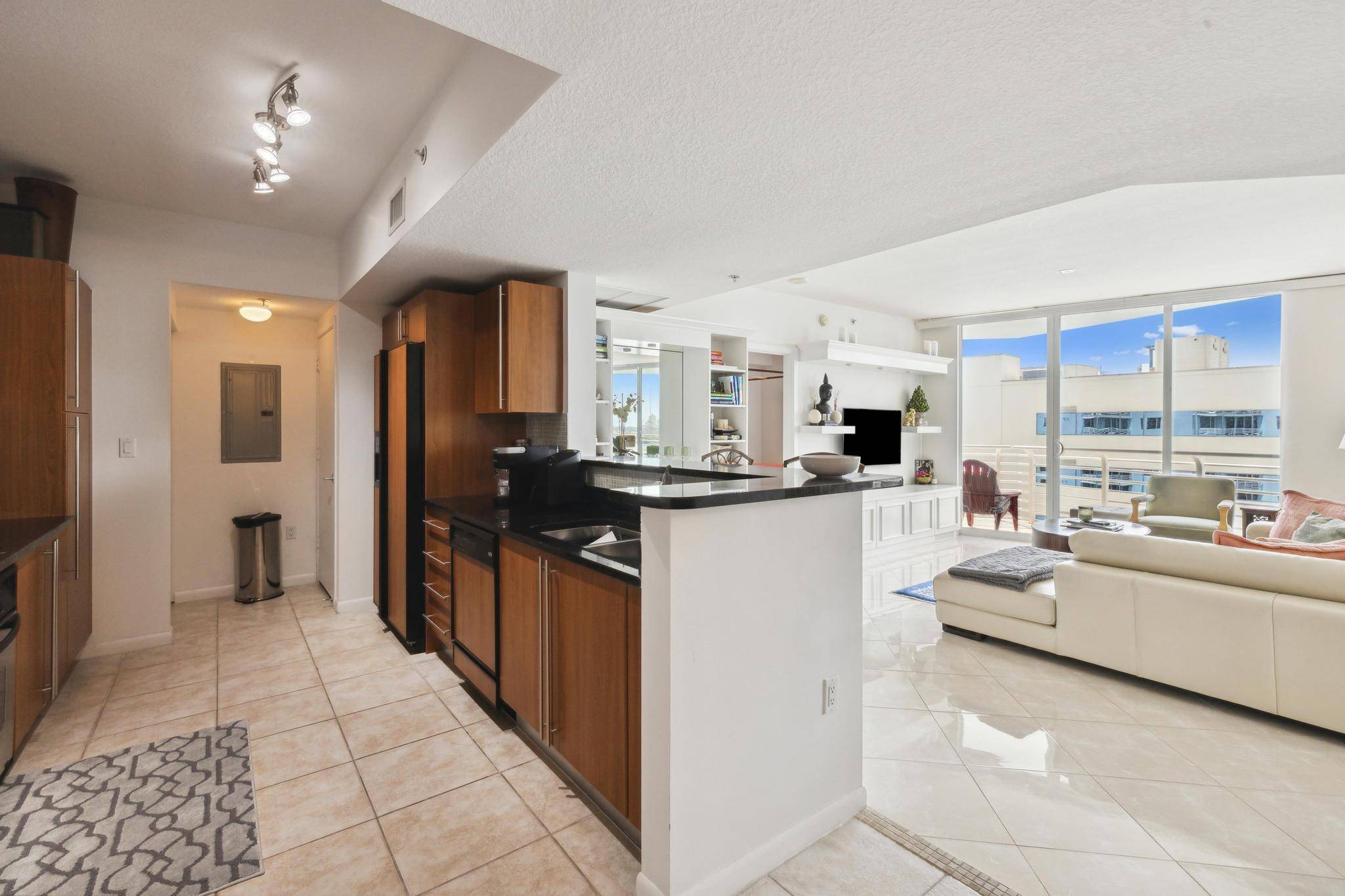 Rarely available for lease, this stunning 3 bedroom 3 bathroom condo at The Slade.