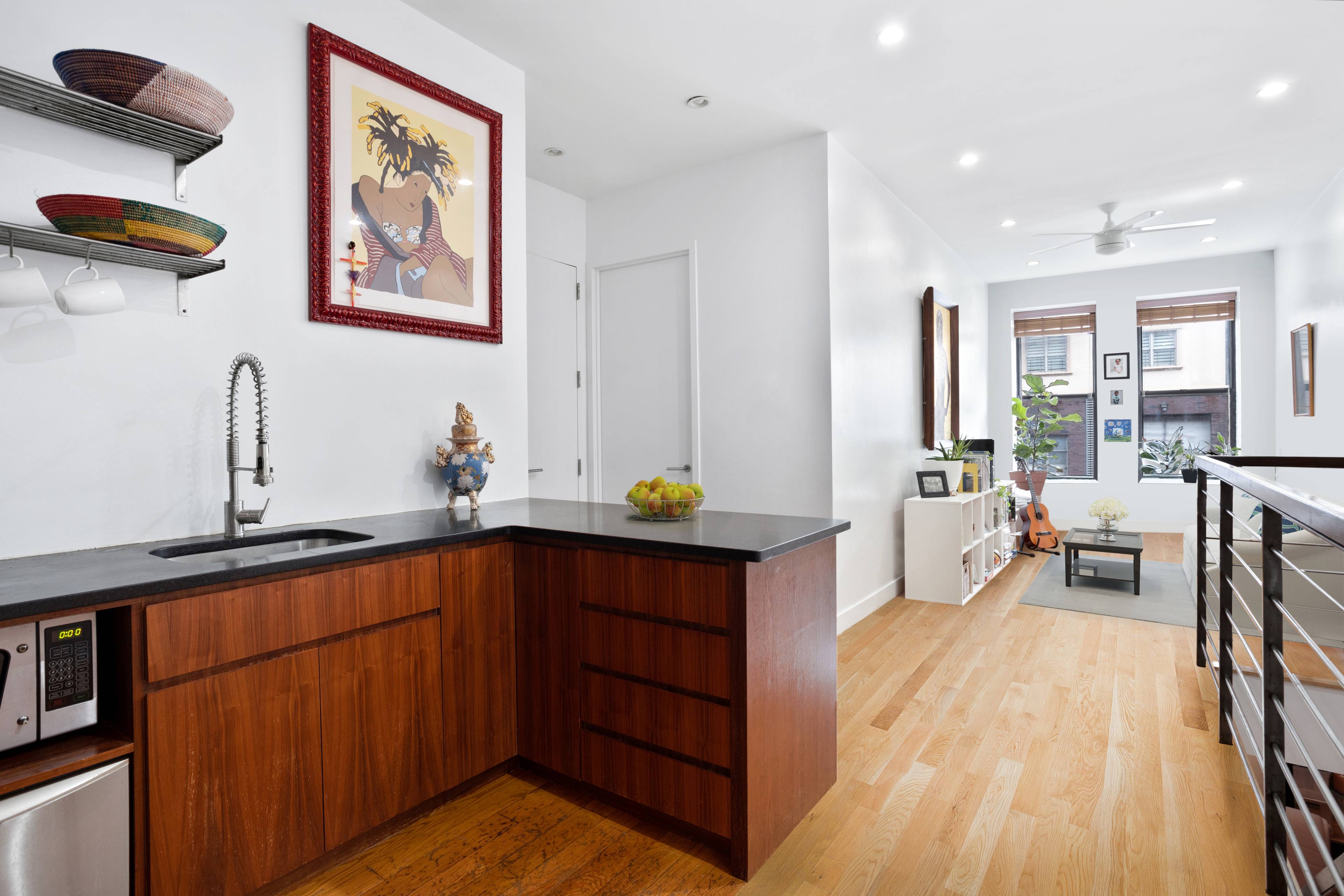 This expansive duplex is part of a unique prewar condo conversion infused with quality craftsmanship and charm.