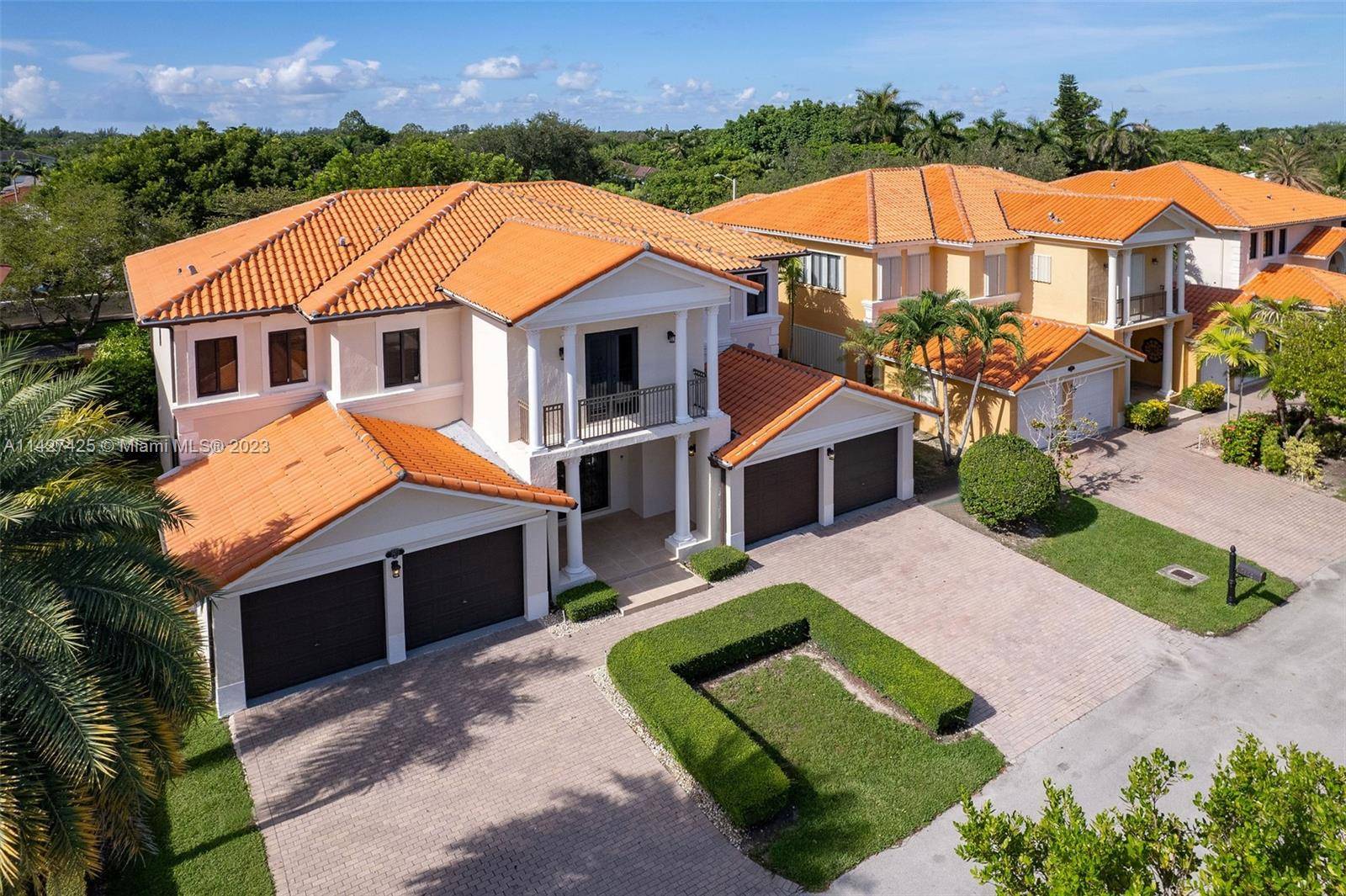 Stunning luxurious executive home rarely available in sought after Cutler Cay Estates.