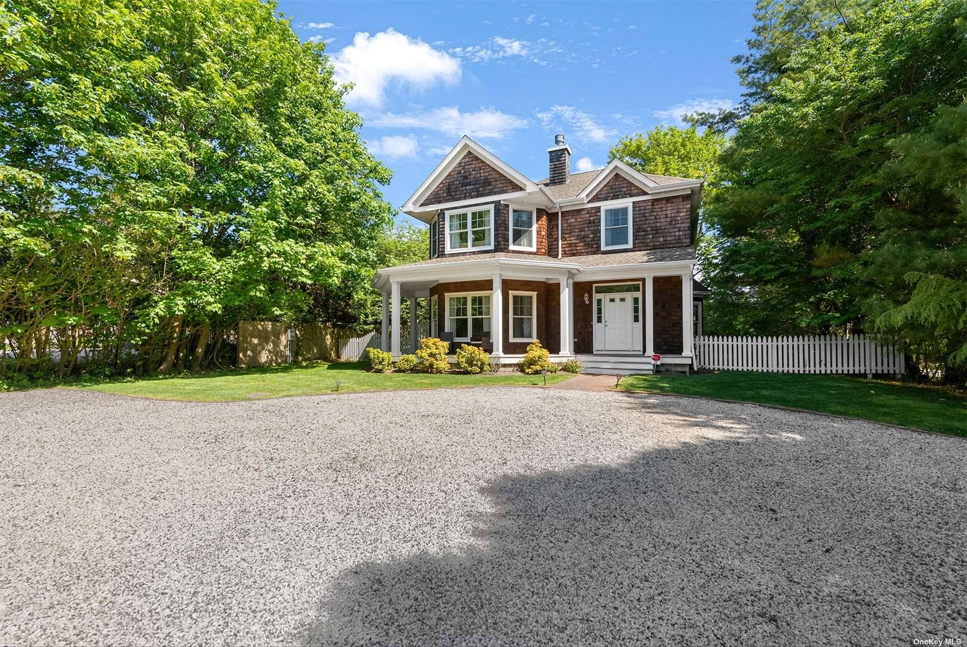 This ideally located farmhouse style home is a stone's throw from East Hampton's North Main Street, and just minutes from village ocean beaches.