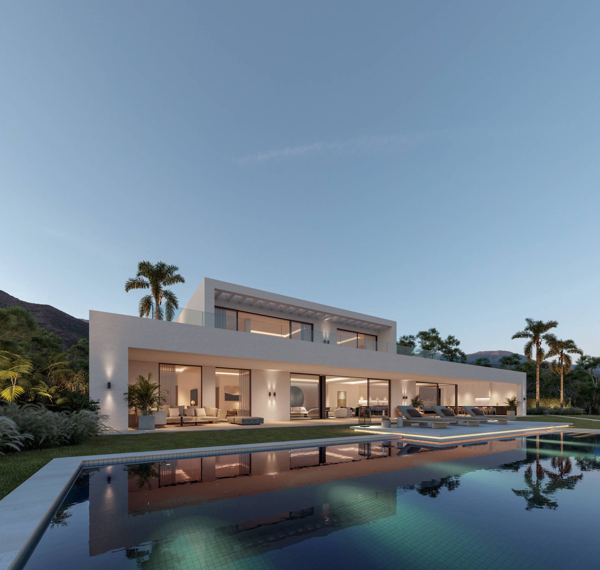 This incredible luxury villa for sale in Rocio de Nagüeles is currently under construction and expected to be ready in November 2021.