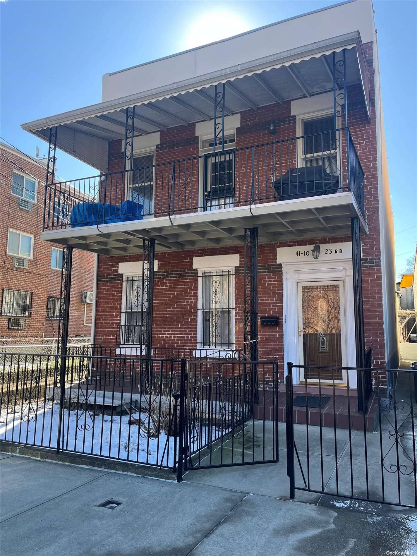3 Family Detached Brick, 2 families on the front of the lot, with a one bedroom separate dwelling in the back of the lot, legal 3 family dwelling.