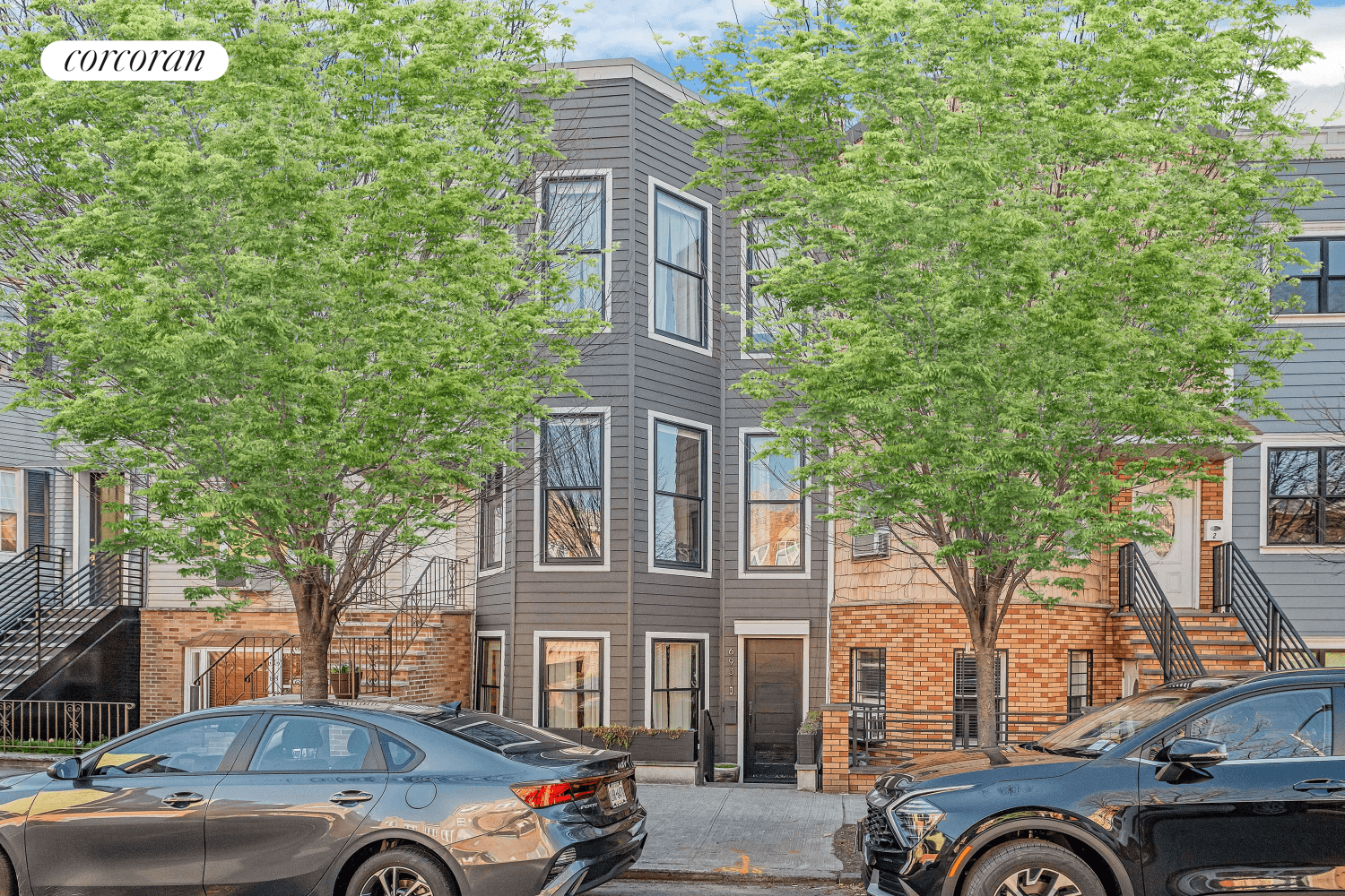 Introducing 693 Humboldt Street, a modern three story townhome nestled in the heart of Greenpoint, Brooklyn.