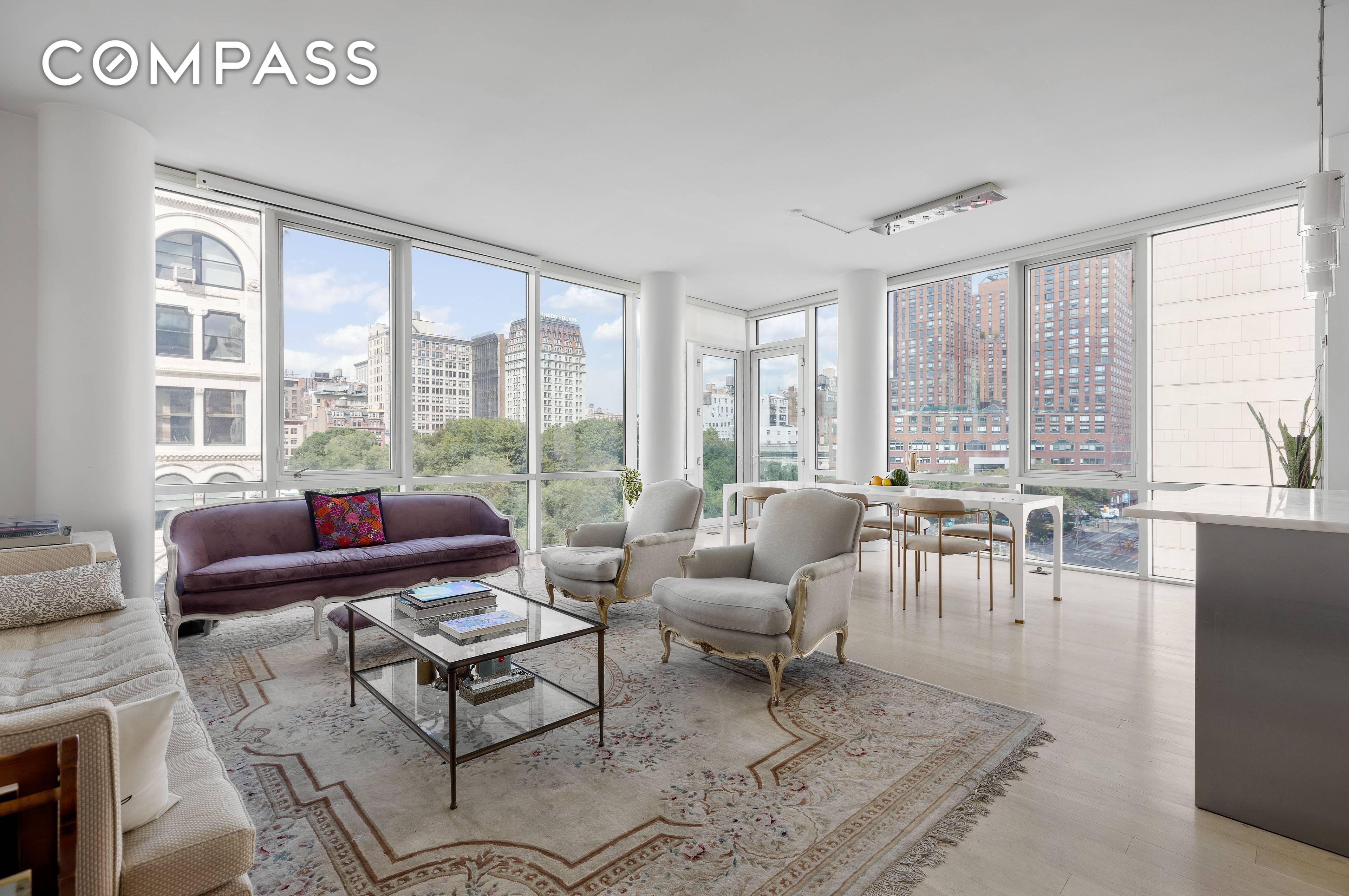 Dramatic and modern 3 bedroom 3 bathroom condominium in the heart of Union Square !