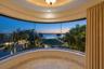 Unobstructed views and architectural intricate ceiling.