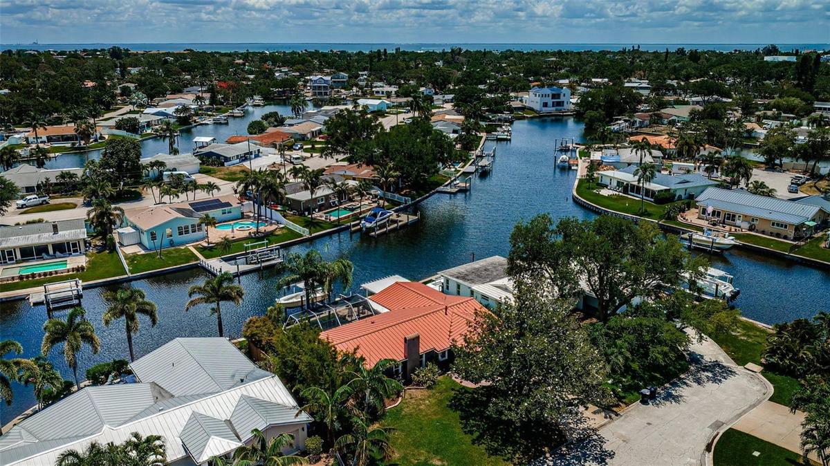 Canals lead to Tampa Bay